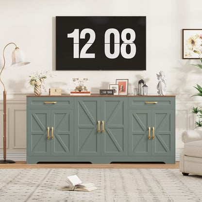 71” Large Sideboard Buffet Cabinet with Storage, view 3