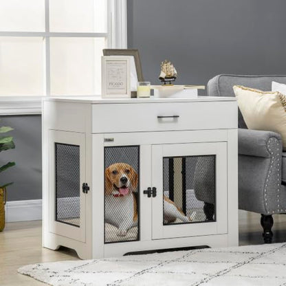 Dog Crate Furniture with Soft Water-Resistant Cushion, view 3