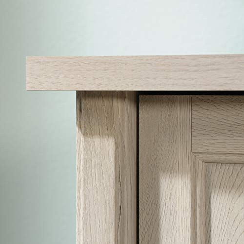 Costa Computer Desk with Storage Drawers, Home Office Desk, in Chalked Chestnut, view 5