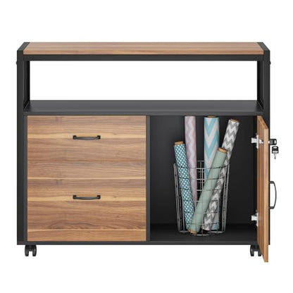 Tribesigns 63" Executive Desk with Reversible File Cabinet, view 6