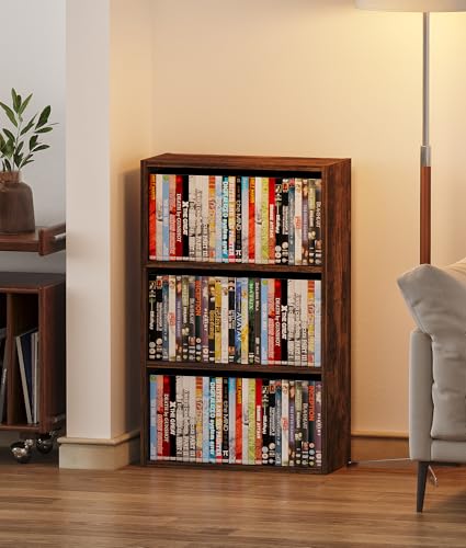 3 Tier DVD Storage Shelf, Media Storage Tower for CDs & Video Games, view 4
