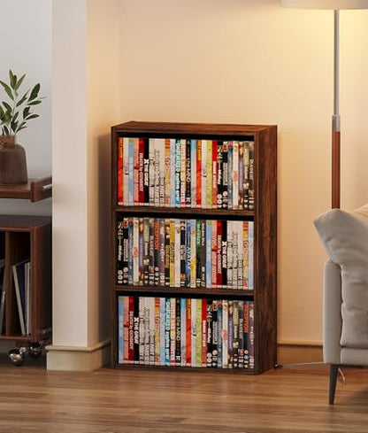 3 Tier DVD Storage Shelf, Media Storage Tower for CDs & Video Games, view 4