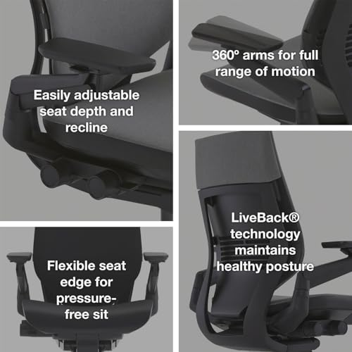 Steelcase Gesture Office Chair, Ergonomic Work Chair with Wheels for Carpet, view 6