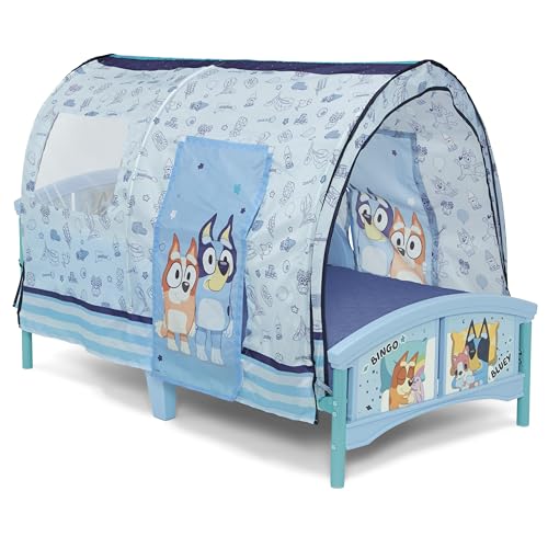 Bluey Plastic Toddler Bed with Tent, view 5