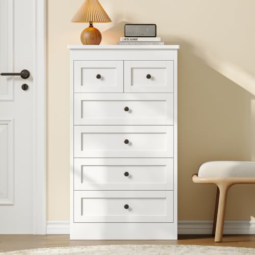 Tall 6 Drawer Dresser for Bedroom, view 4