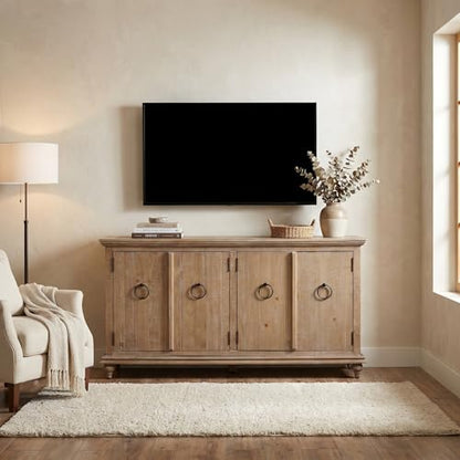 Martin Svensson Home Garden District 65" Solid Wood TV Stand, Driftwood, view 2