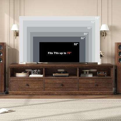GAOMON 70 Inch Modern TV Stand for TVs Up to 80", view 5
