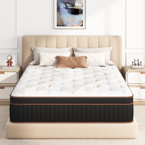 Skyark Full Size Mattress, 10 Inch Hybrid Mattress in a Box, Medium Feel, view 3