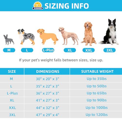Washable Orthopedic Large Dog Bed with Removable Cover, Pet Bed Mat, view 5