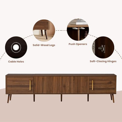 GDFStudio 78.7” TV Stand for 65–85 Inch TVs, view 8