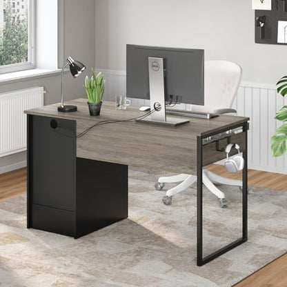 48” Computer Desk with Drawers, Office Desk with Storage, view 3