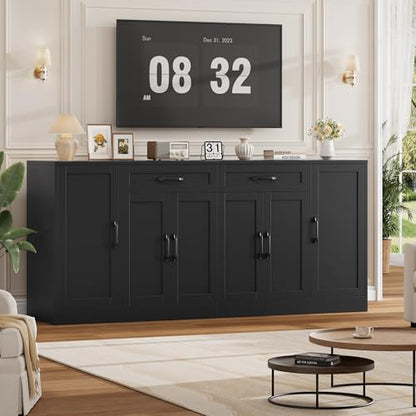 71” Large Buffet Cabinet with Storage, view 7