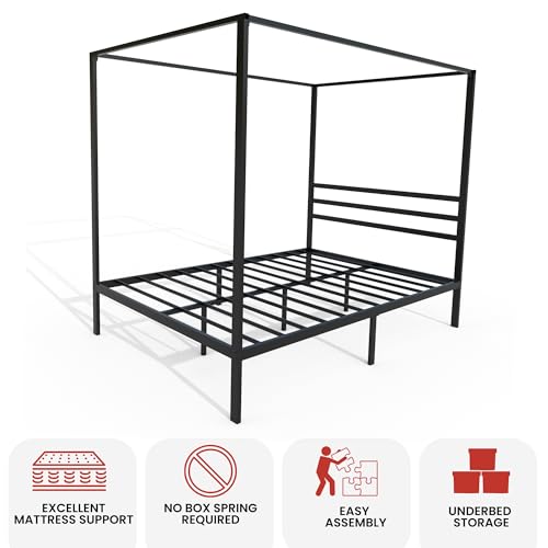 Golden Gate Beds Canopy Bed Frame with Four Poster Design, view 6