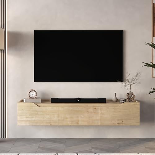 Atelier Mobili Floating TV Stand for 75 Inch TVs, view 5