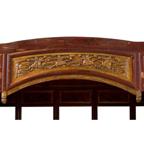 Antique Ci-Xi Chinese Moon Gate Canopy Bed, view 7