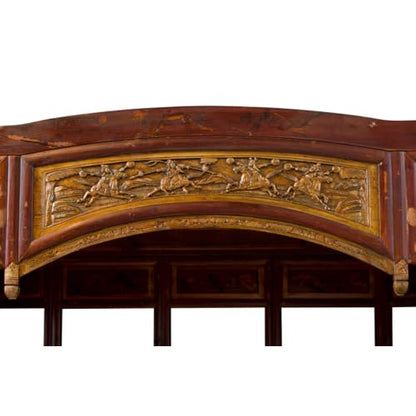 Antique Ci-Xi Chinese Moon Gate Canopy Bed, view 7