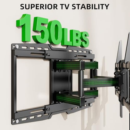 Sliding Full Motion TV Wall Mount for 42-97" TVs up to 150lbs, view 7