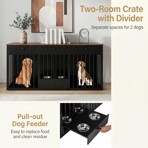 Double Dog Crate Furniture, view 6