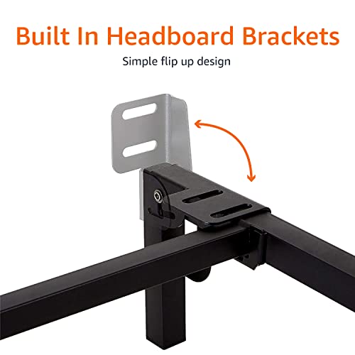 Metal Bed Frame, 9-Leg Support Base for Box Spring and Mattress, view 7