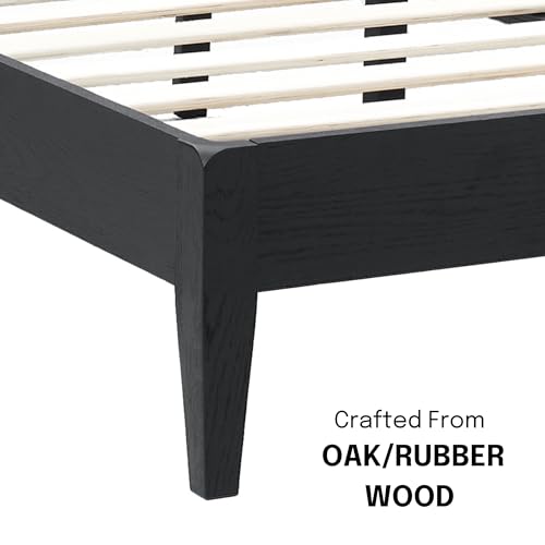 Adept Wooden Bed Frame with Headboard, view 4