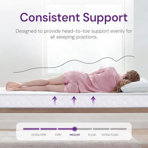 Full Size 8 Inch Hybrid Cooling Mattress, Airflow Innerspring, view 4