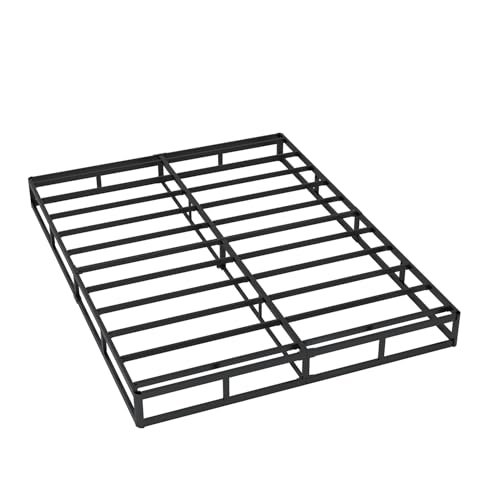 Queen Box Spring 7 Inch Metal Frame Mattress Foundation Bed Base, view 5