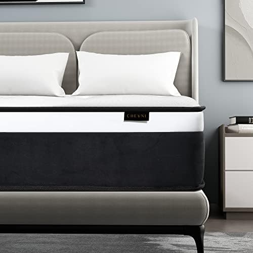 Full Mattress,8 Inch Euro Top Full Size Mattress in a Box,Memory Foam Hybrid Mattress with Individually Pocket Springs,Medium Firm,Strong Edge Support,CertiPUR-US (8 Inch, Full)