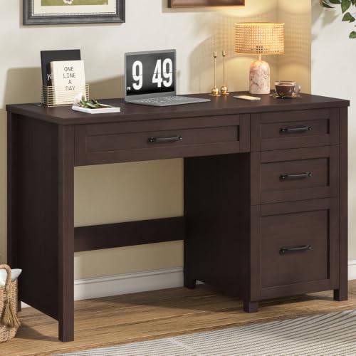 Farmhouse 47" Executive Desk with 4 Drawers, view 7
