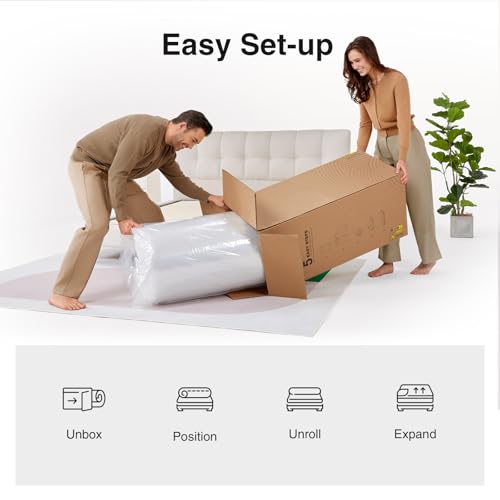 8 Inch Full Mattress, Bonnell Spring Hybrid with Spine Support, view 8
