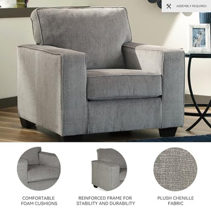 Signature Design by Ashley Altari Modern Chair, Light Gray