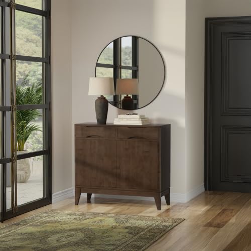 Harper 40" Wide Solid Wood Cabinet in Walnut Brown, view 5