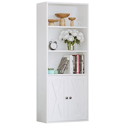 Industrial Bookshelves and Bookcases with Doors and Shelves, view 2