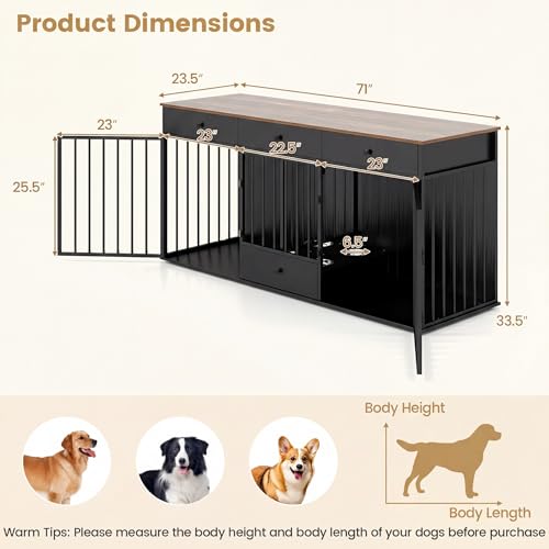Double Dog Crate Furniture, view 4