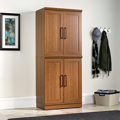 HomePlus Base Cabinet/ Pantry Cabinet, Sienna Oak finish