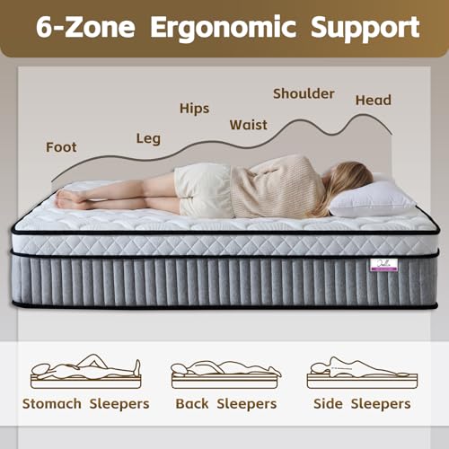 Omblix Full Size Mattress, 12 Inch Full Mattress, view 5