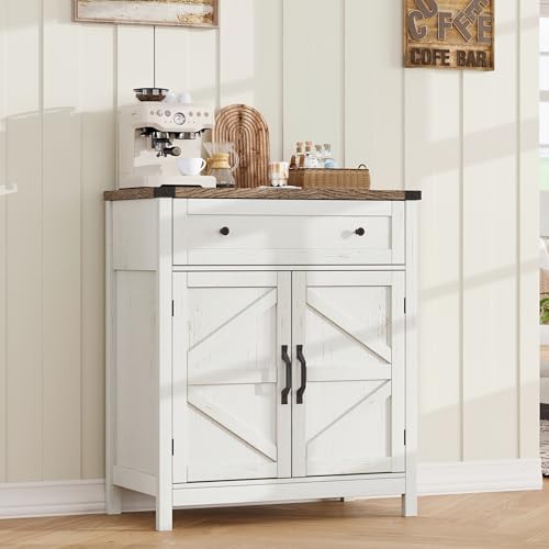 30" W Coffee Bar Cabinet, Kitchen Storage Cabinet with Drawer, view 2
