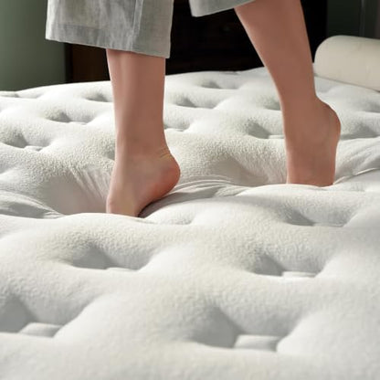 Queen Mattress, 12 Inch Hybrid Queen Mattress in a Box, view 6