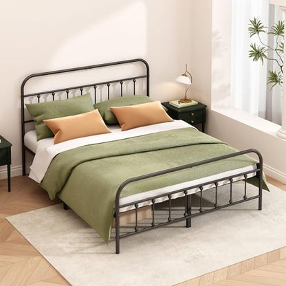 Kujielan Metal Bed Frame Full Size,Easy to Assemble,Black, view 6