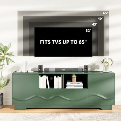 Mid Century Modern TV Stand for 65 Inch TV, view 6