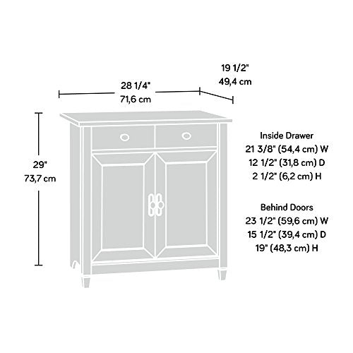 Edge Water Accent Storage Cabinet with Doors, Utility Cabinet, in Chalked Chestnut finish