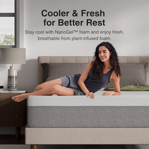 12 Inch King Mattress, Gel Memory Foam Mattress King Size in a Box, view 7