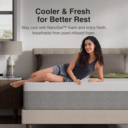 12 Inch King Mattress, Gel Memory Foam Mattress King Size in a Box, view 7