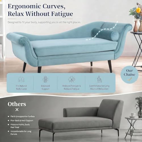 68" Chaise Lounge Chair Indoor, view 6