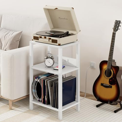 Record Player Stand with Storage Up to 100 Albums, view 7