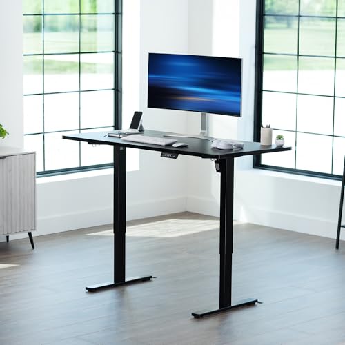 VIVO Black 60 x 30 in Standing Desk, DESK-KIT-1B6B-30, view 3