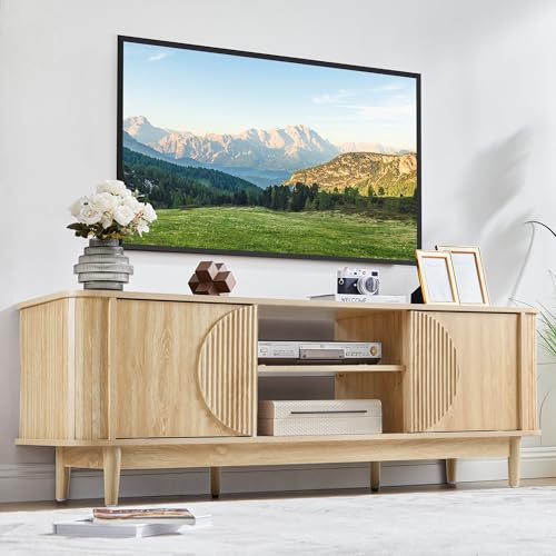 Mid Century Modern TV Stand 60”, view 2
