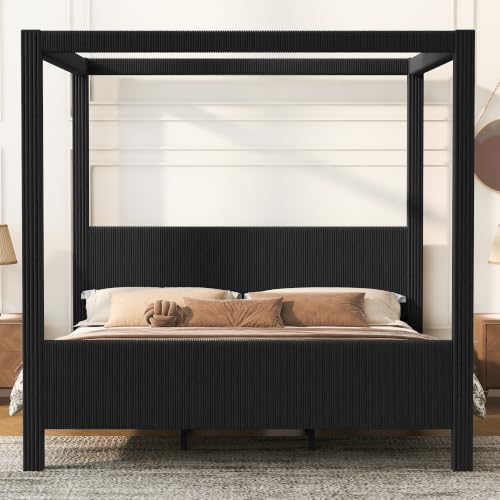 King Size Canopy Bed Frame, view 2