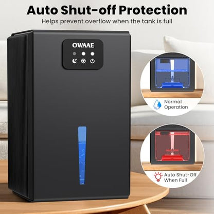 Dehumidifier for Home with Auto Shutoff Sleep Mode, 1000 Sq Ft, view 5