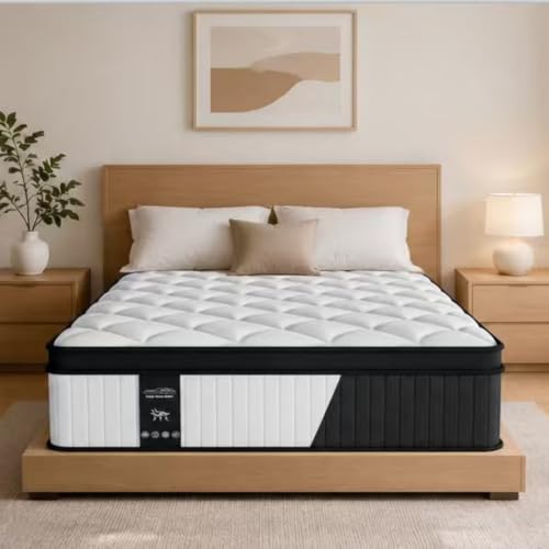 Full Size Mattress 10 Inch Medium Firm, Hybrid Mattress, view 2
