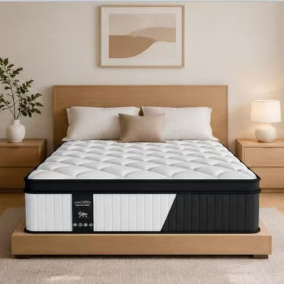 Full Size Mattress 10 Inch Medium Firm, Hybrid Mattress, view 2